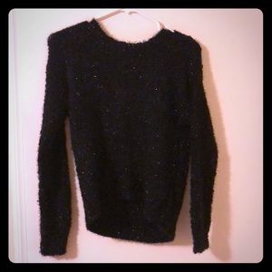 New Look Black Shimmer Sweater